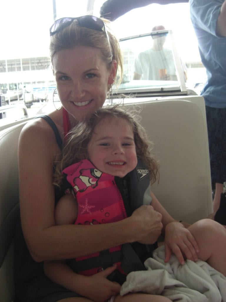 Delaney Mom Boat Ride