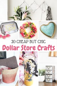 20 Cheap but Chic Dollar Store Crafts (I LOVE the mirrored jewelry hangers!)
