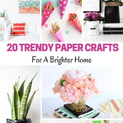 20 Trendy Paper Crafts for a Brighter Home