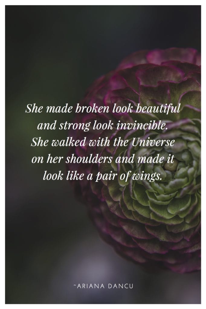 Turning Pain into Progress #WomanInProgress - She made broken look beautiful