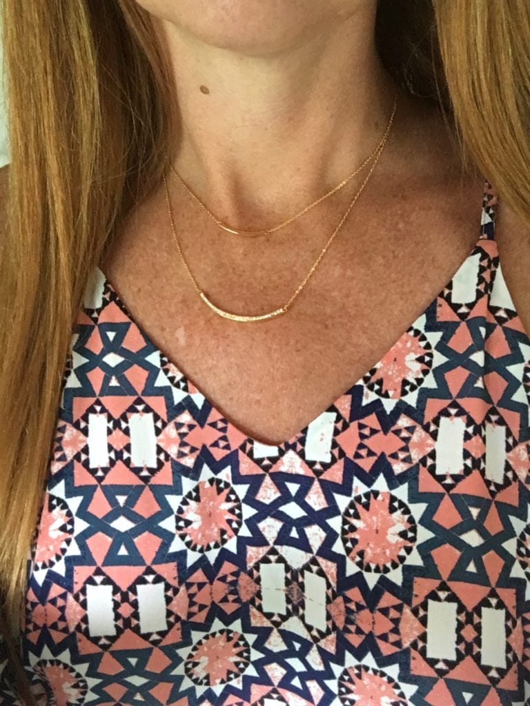 Gorgeous Spring and Summer Jewelry Must Haves: TouchstoneCrystal - Golden Bars Necklace
