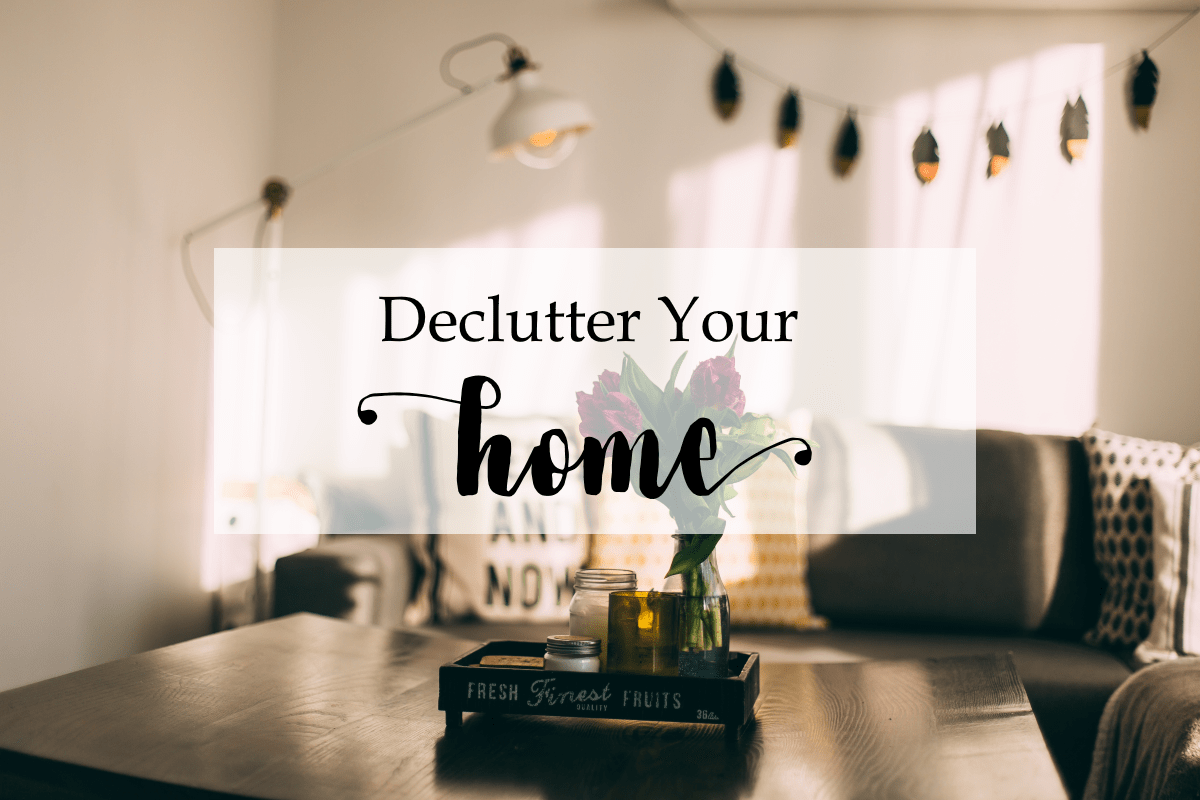 declutter your house cleaning