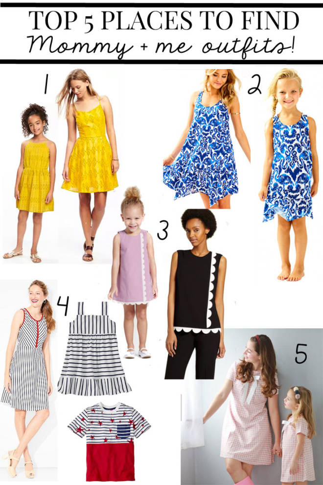 Places to Shop for Mommy and Me Outfits 