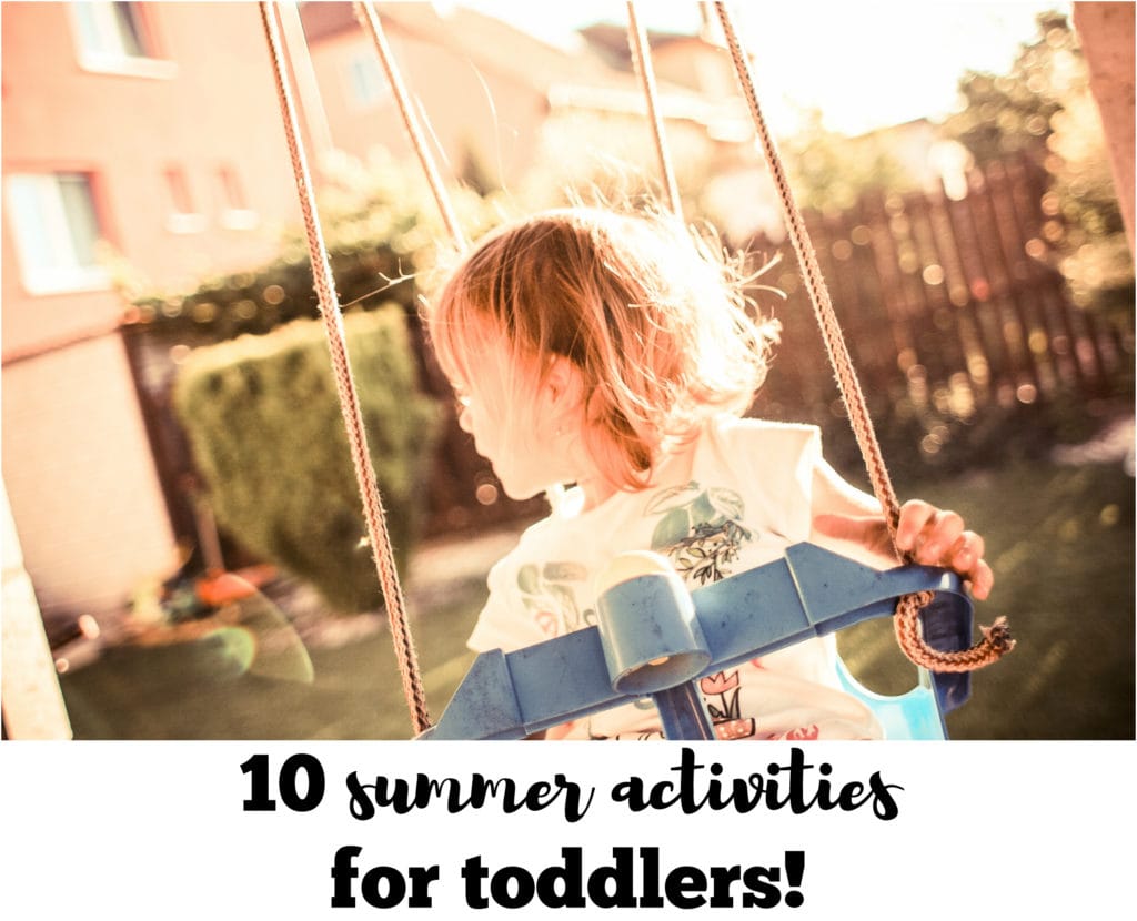 ten summer activities for toddlers