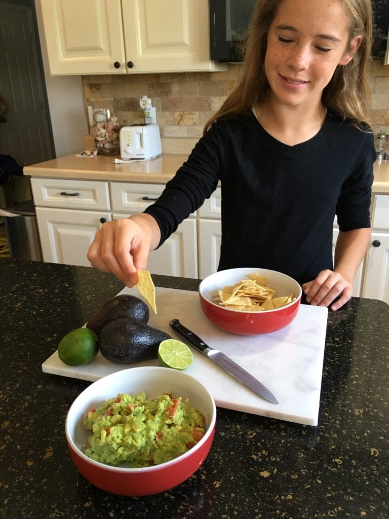 The Sweetness of Cooking with Kids: Summer Fresh Guacamole