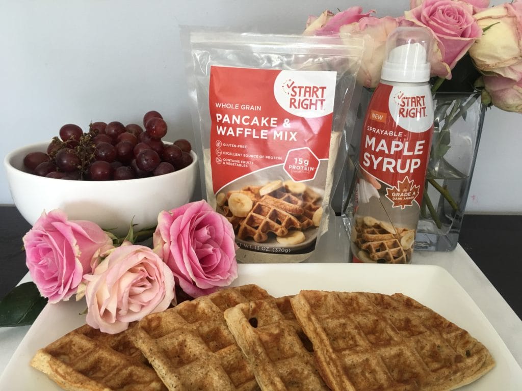 Start Your Mornings Right #ChooseStartRight - Delicious Waffles!