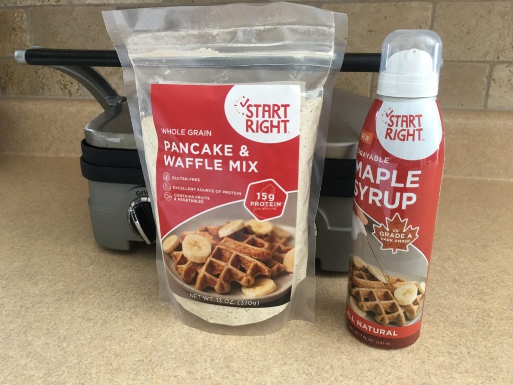 Start Your Mornings Right #ChooseStartRight - Delicious Pancake and Waffle Mix + Sprayable Maple Syrup