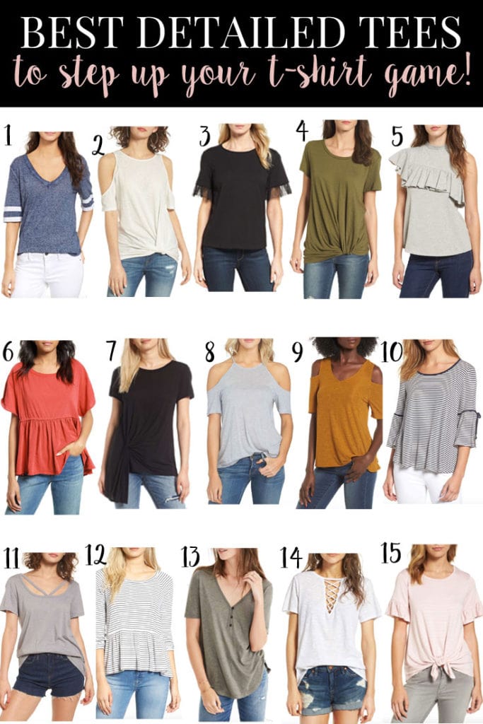 the best detailed tees to step up your tshirt game!