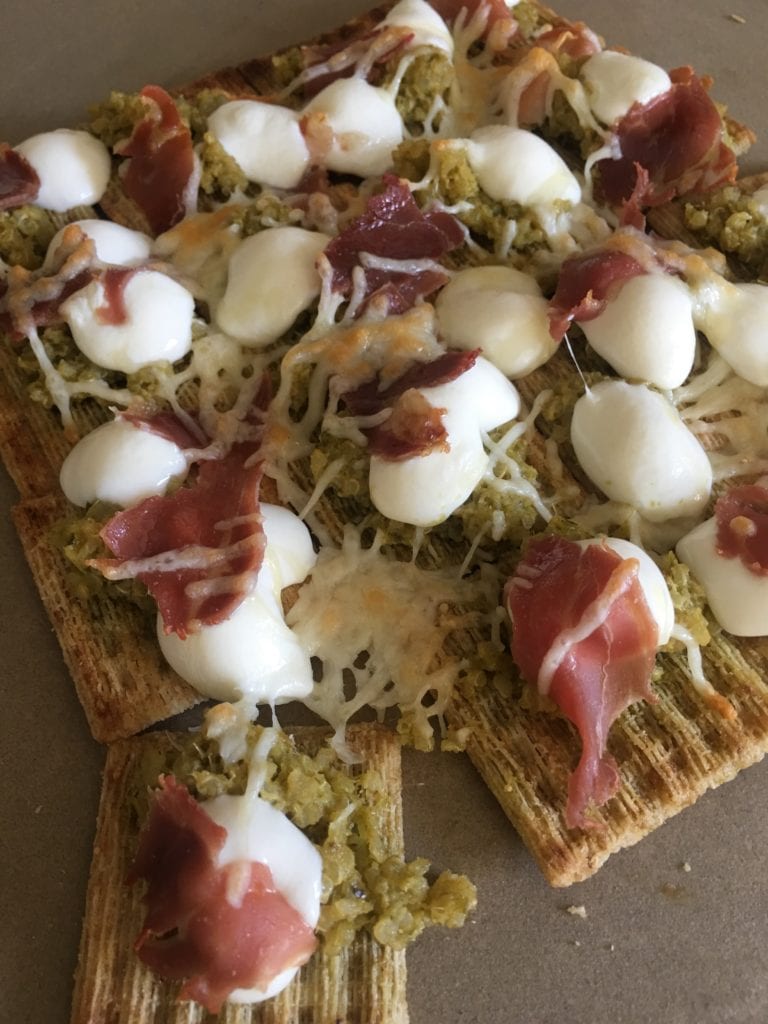 Whole Grain Back to School Snacks Your Kids Will Love - From the sweet to the salty...a little bit of goodness for every taste....Triscuit Prosciutto & Parmesan Pull Apart Pizza