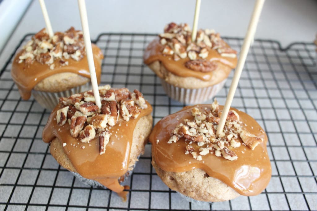 Fall Dessert Recipe: Caramel Apple Cupcakes | PrettyExtraordinary.com