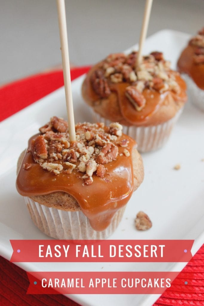 Fall Dessert Recipe: Caramel Apple Cupcakes | PrettyExtraordinary.com