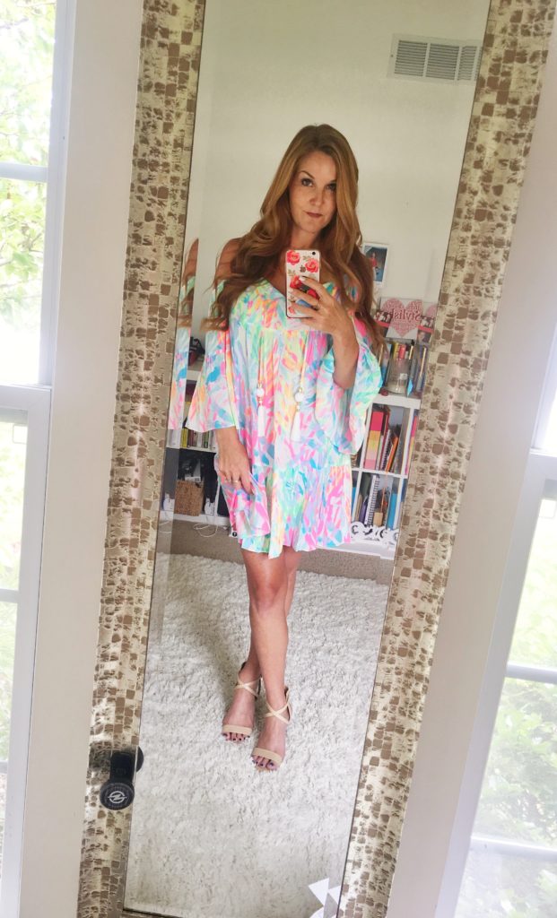 If I Could Only Have One Dress....Lilly Pulitzer Allana Cold Shoulder Dress | PrettyExtraordinary.com