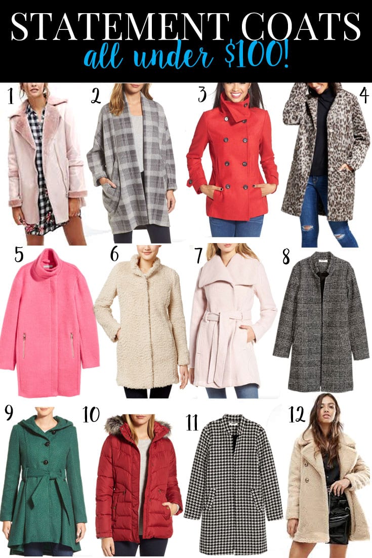 Statement Coats Under $100 - Pretty 