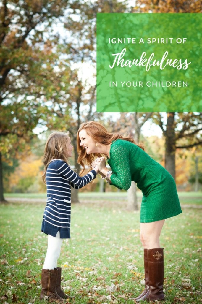 How to Ignite a Spirit of Thankfulness in Kids // PrettyExtraordinary.com