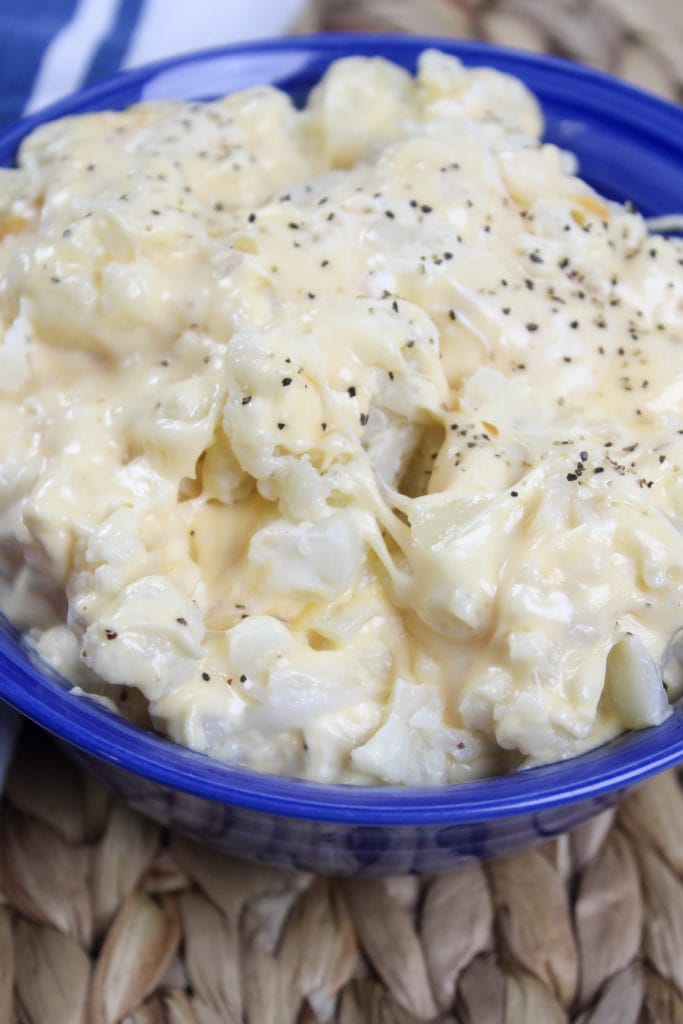 Healthy Recipe: Cauliflower Mac n Cheese - so easy and delicious.