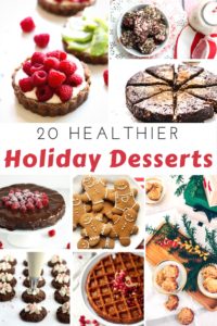 20 Healthier Holiday Desserts (OMG! Paleo Peppermint Bark and Skinny Oreo Cheesecake!)