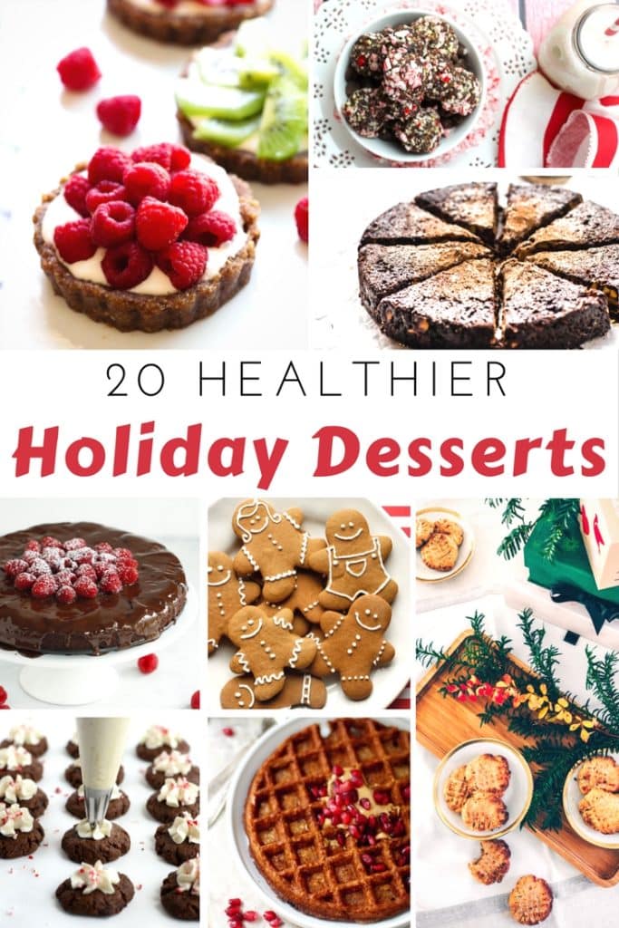 20 Healthier Holiday Desserts (OMG! Paleo Peppermint Bark and Skinny Oreo Cheesecake!)