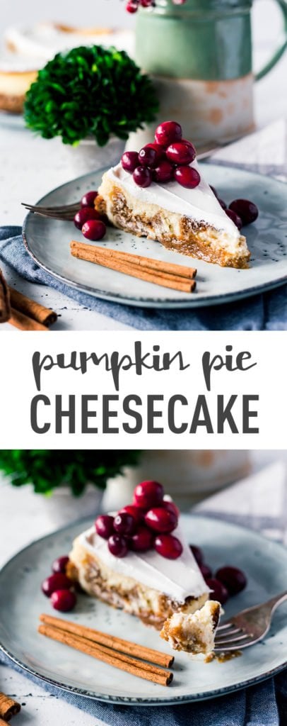 Amazing Dessert: Pumpkin Pie Cheesecake (I promise you can make it!) // PrettyExtraordinary.com