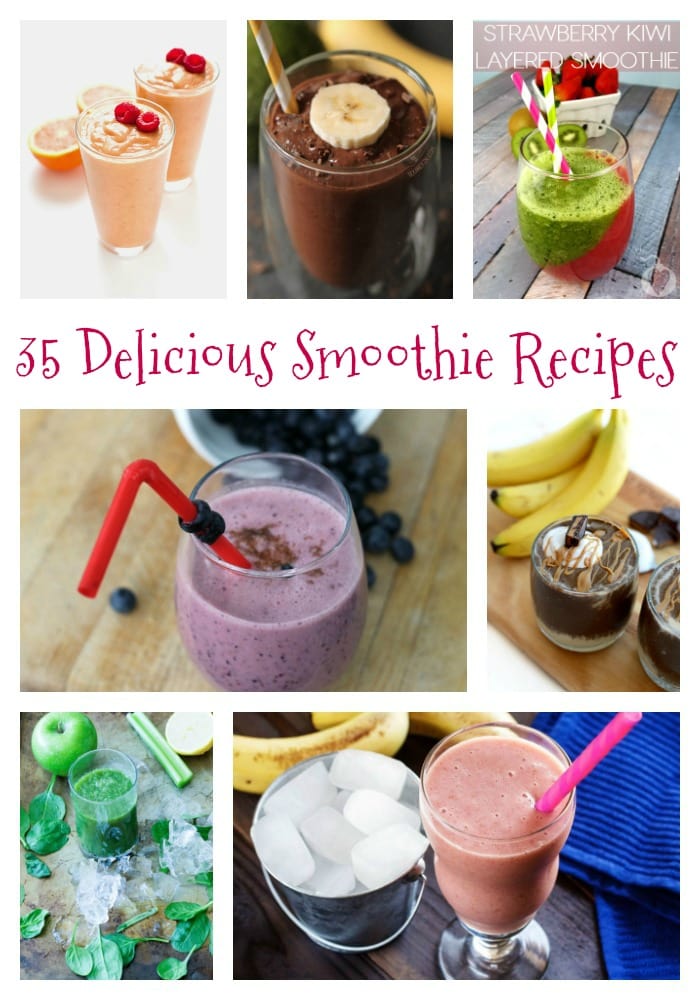 35 Delicious Smoothie Recipes // PrettyExtraordinary.com