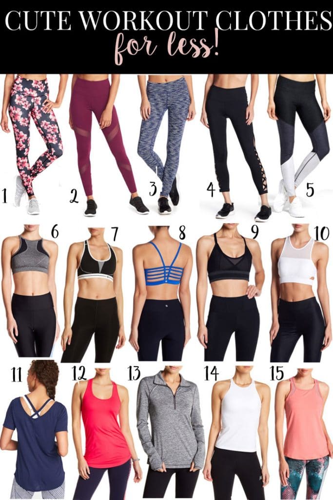 Cute Workout Clothes That Will Motivate You To Workout + My