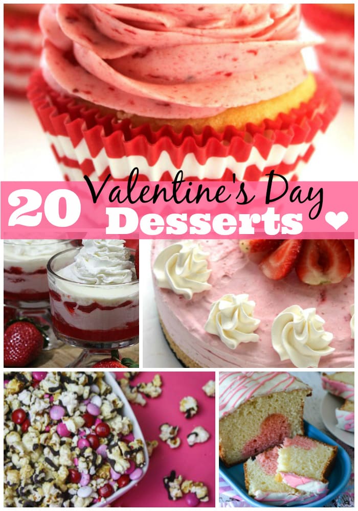 20 Valentine's Day Desserts You Will Love - chocolate, hearts, sugar and more!