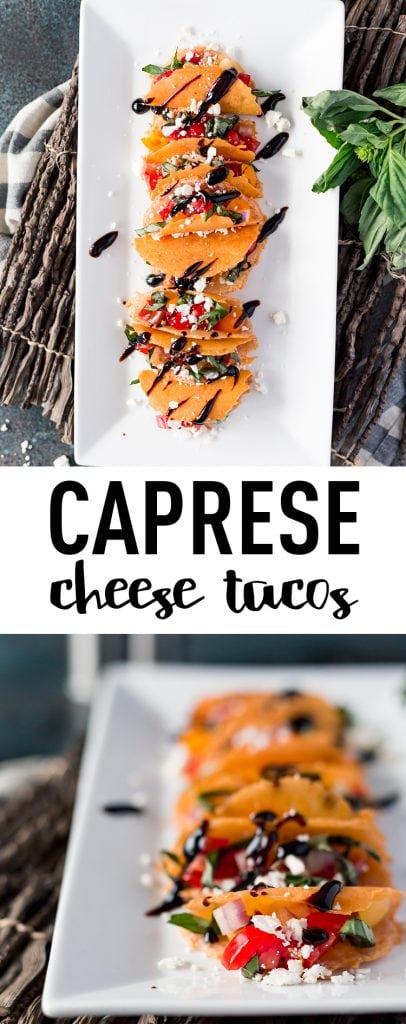 Best Game Day Appetizer - Caprese Cheese Tacos - easy and delicious - ready in less than 30 minutes!