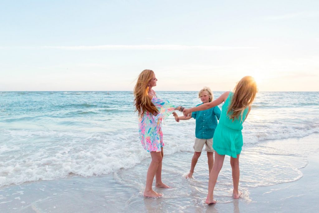 Family beach Madiera Exercise on Vacation: The Easy Way