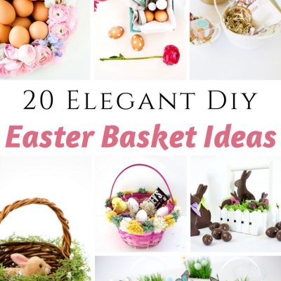 Elegant DIY Easter Basket Ideas