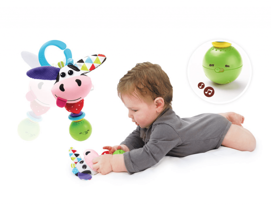 5 Educational Toys Under $15 for Road Trip Travel - Yookidoo Shake Me Rattle