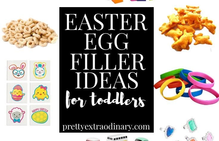 Cute Easter Egg Filler Ideas for Toddlers - love the barrettes and treats!