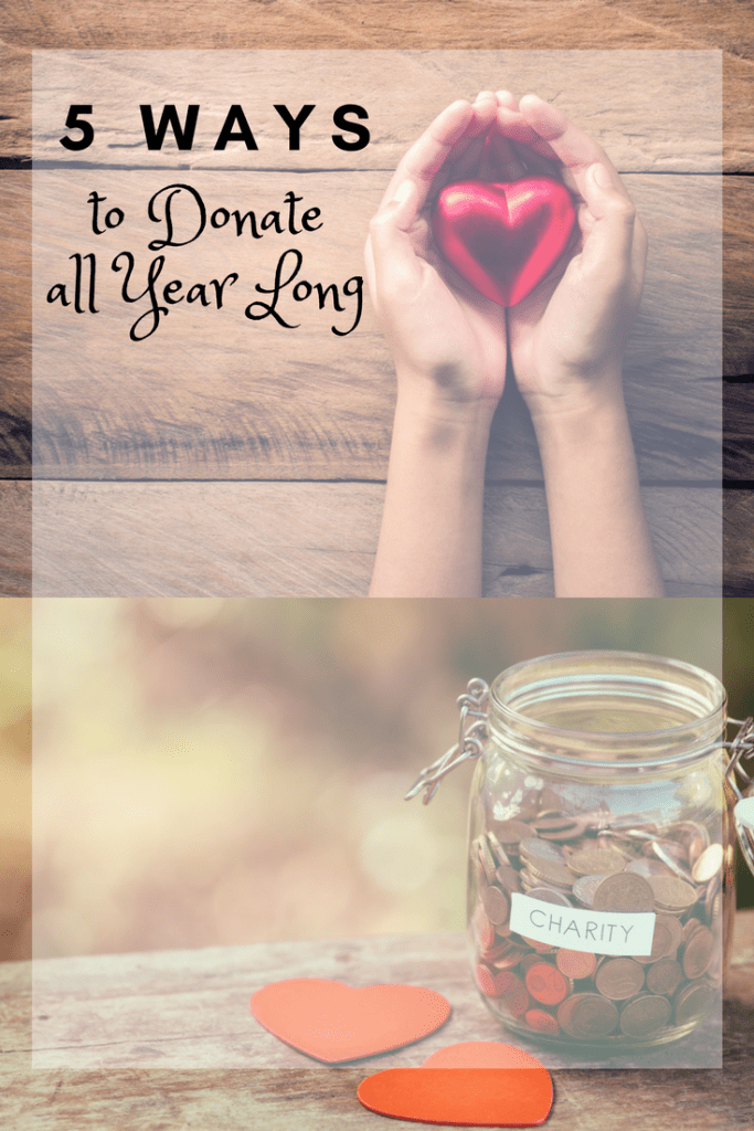 5 Ways to Donate All Year Long