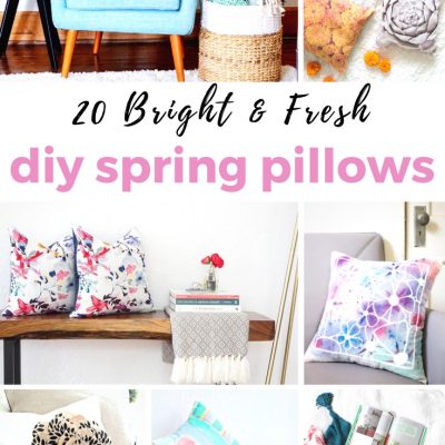 DIY Spring Pillows You Can Make