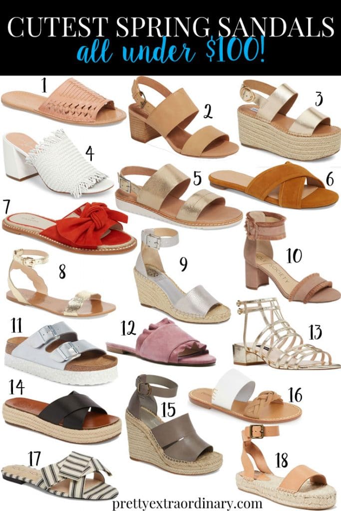 The Cutest Sandals for Summer