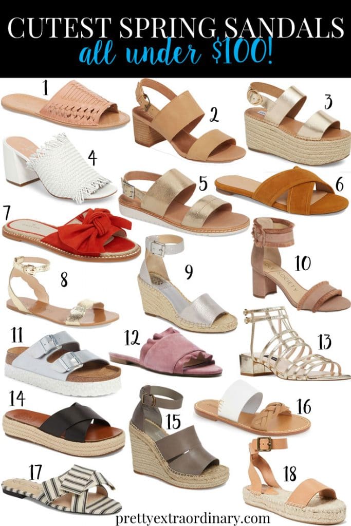 The Cutest Sandals for Summer - Pretty Extraordinary