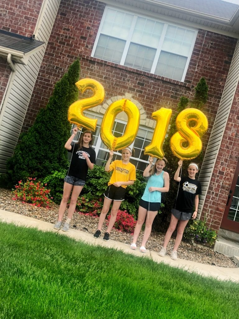 2018 Graduation Balloons Delaney