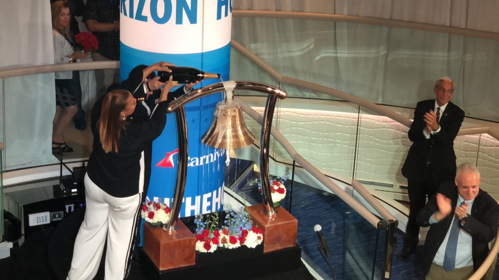 Carnival Horizon Naming Ceremony - Champagne