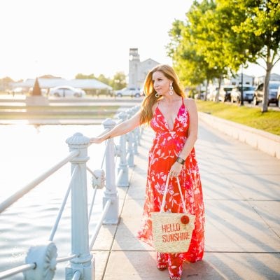 The Red Maxi Dress You Need for Summer