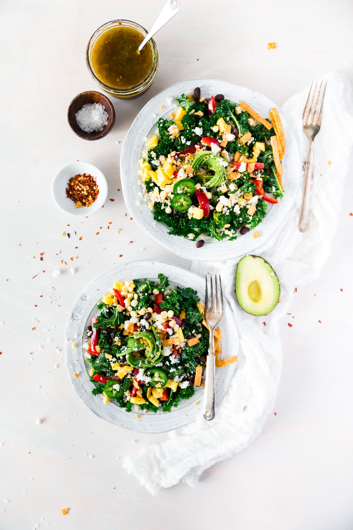 The Perfect Salad: Mango Avocado Kale Salad