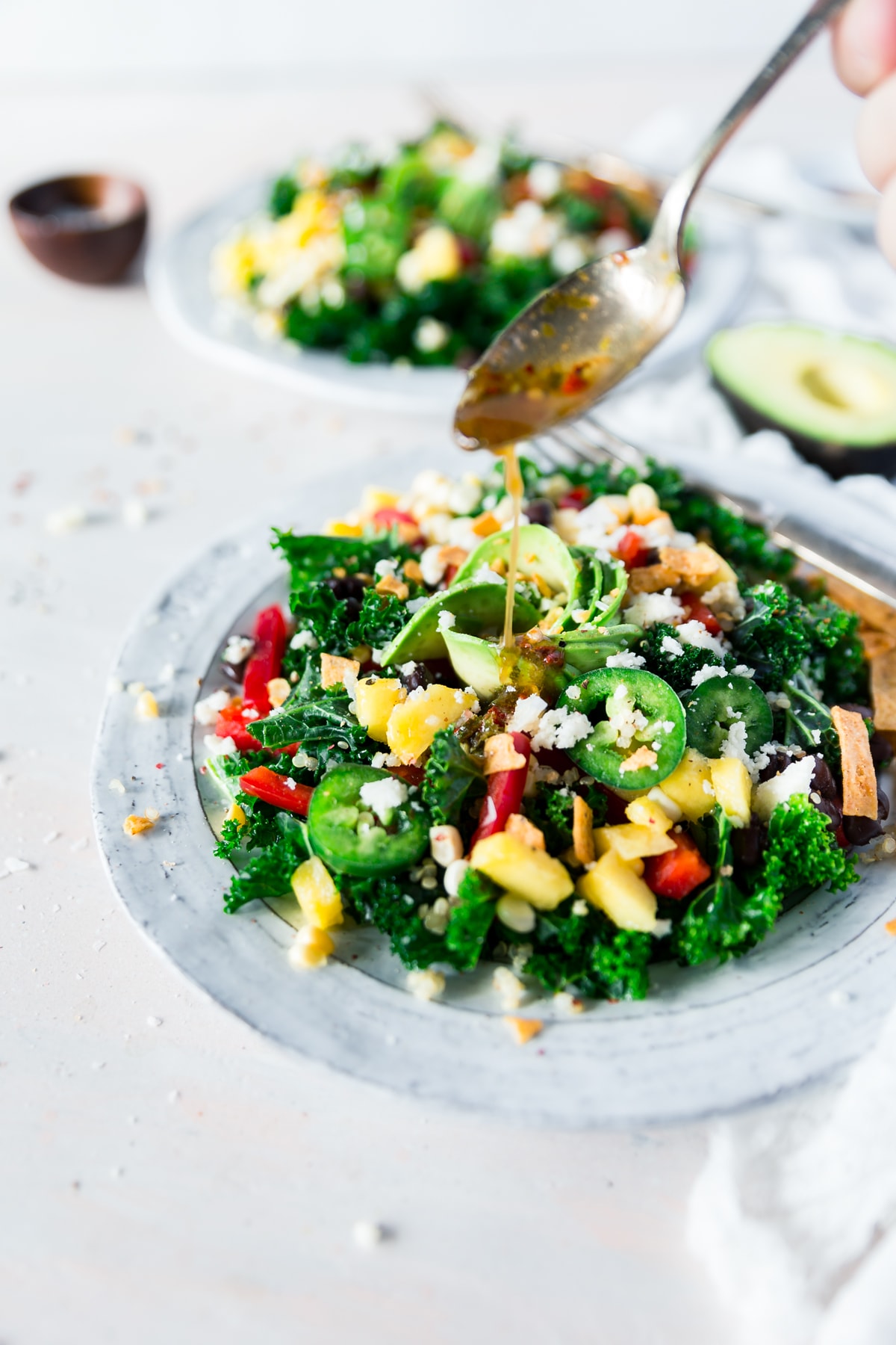 The Perfect Salad: Mango Avocado Kale Salad