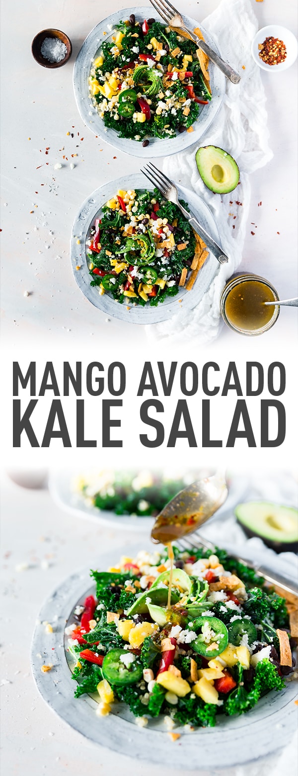 The Perfect Salad: Mango Avocado Kale Salad