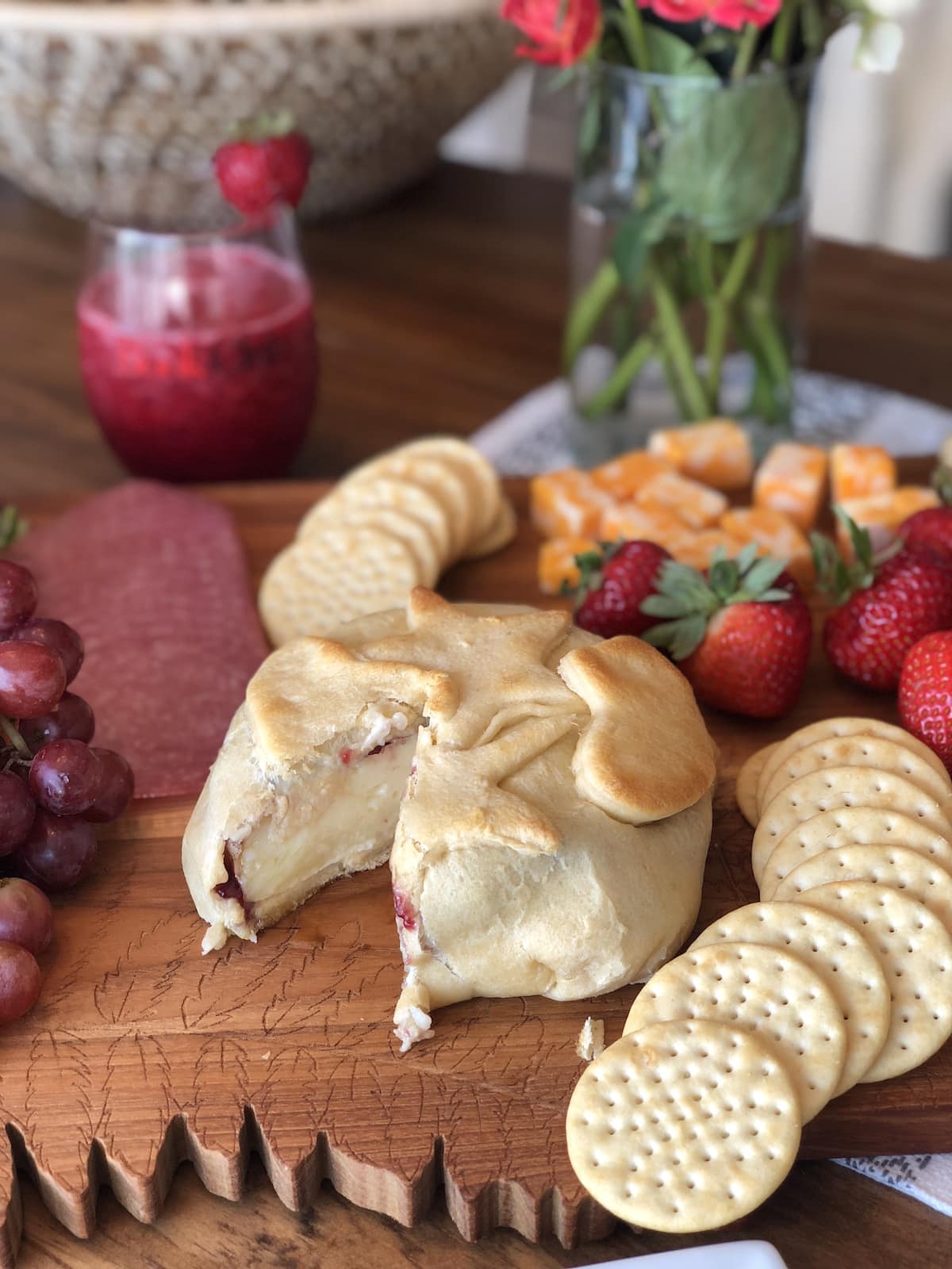 Girls Night In: The Perfect Baked Brie with Jam 