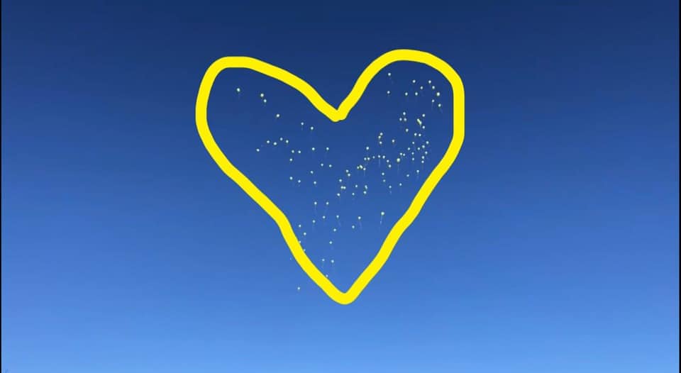 The Color of Heartbreak is Yellow: On the Loss of a Friend - Balloon Release