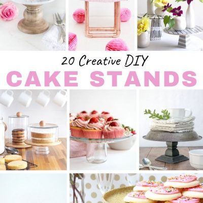 DIY Cake Stands: Perfect for Graduation Parties, Bridal and Baby Showers