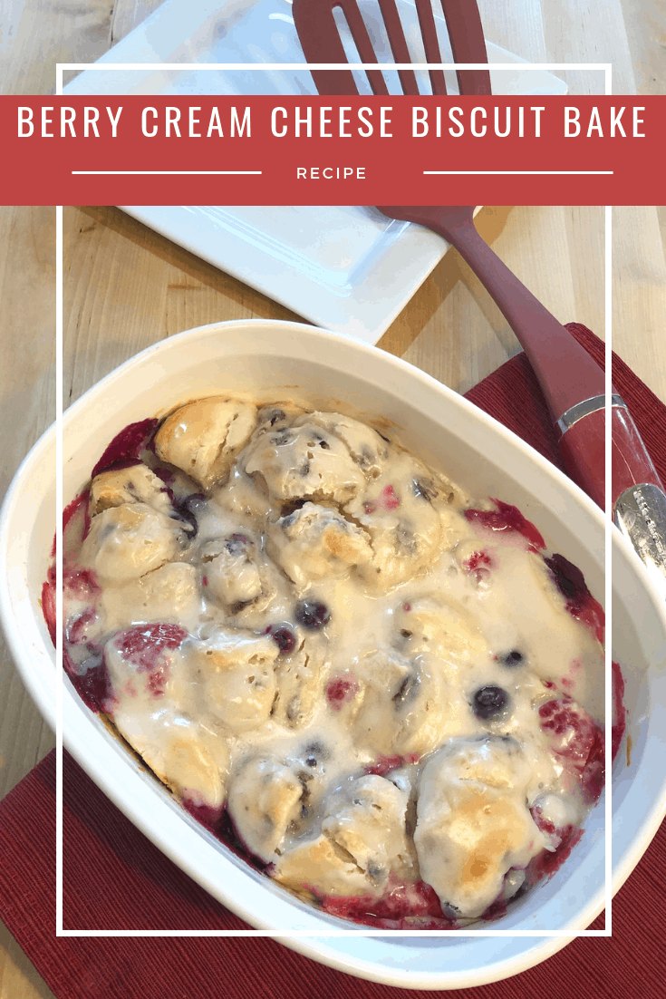 The Sweetest Way to Enjoy Family Time Together: Family Bake Night - Berry Cream Cheese Biscuit Bake