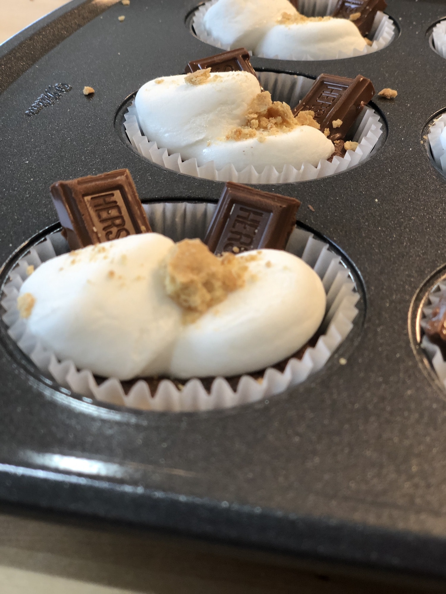 The Sweetest Way to Enjoy Family Time Together: Family Bake Night - Smores Brownie Cups